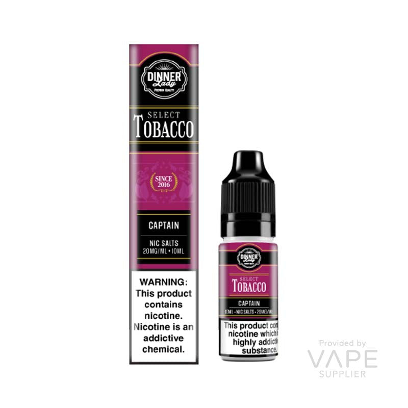 DINNER LADY Dinner Lady Select Tobacco Nic Salt 10mg product image