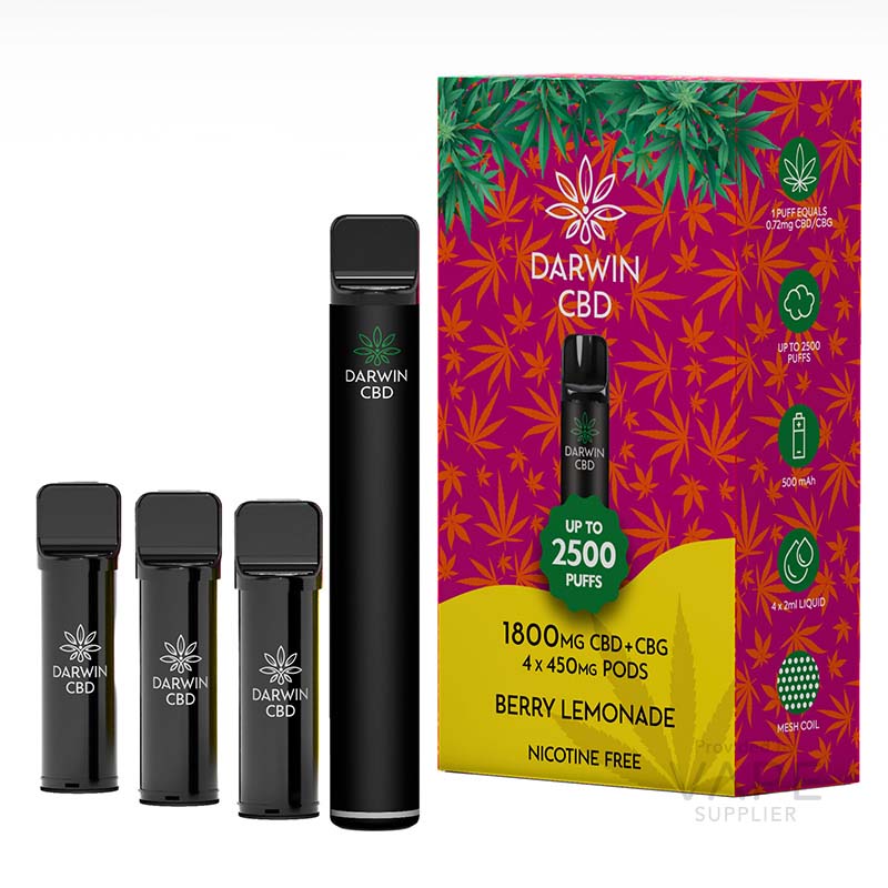 Darwin CBD Darwin CBD+CBG 1800mg Prefilled Pod Kit product image