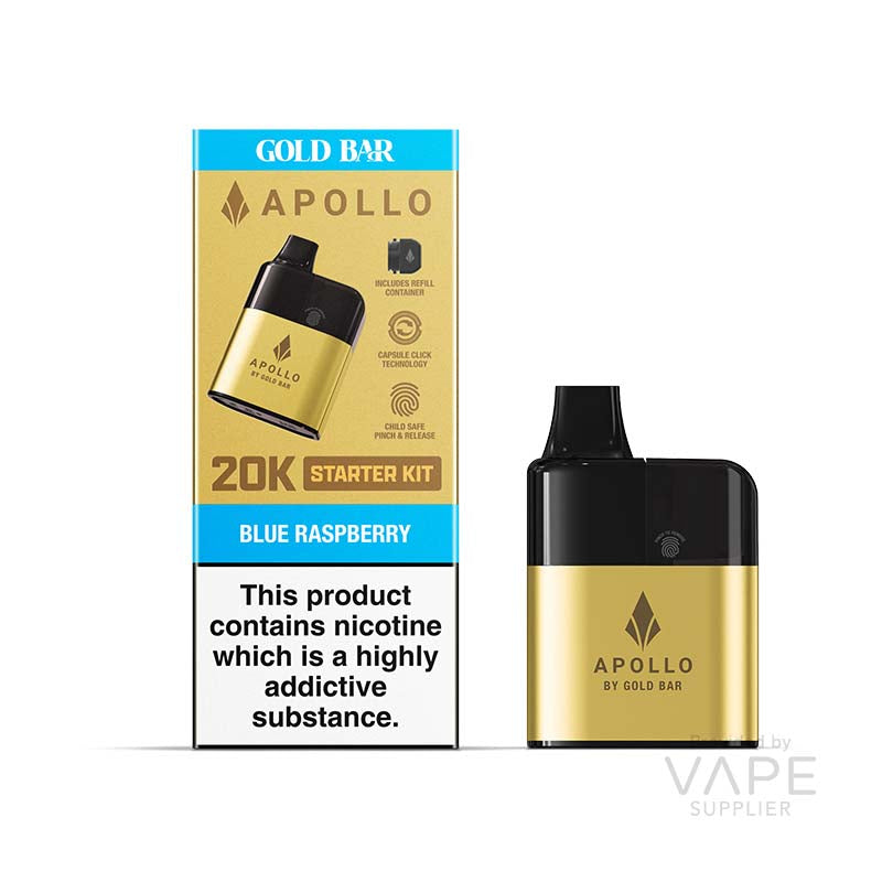 Gold Bar 20K Apollo AIO Big Puff Device  Vape Supplier Ltd