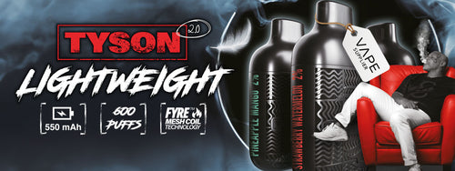 Tyson 2.0 Lightweight Disposables New Flavours