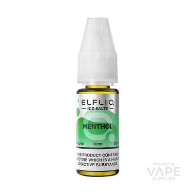 elfliq nic salts 10mg menthol