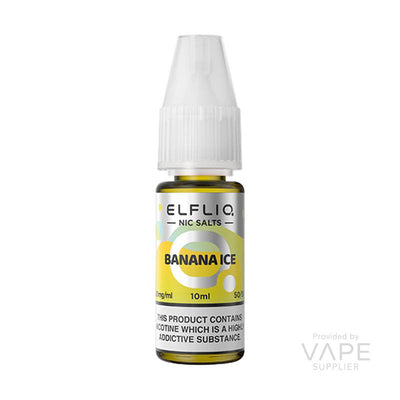 elfliq nic salts 20mg banana ice