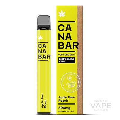 Canabar Apple Pear Peach 500mg