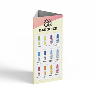 Bar Juice 5000 Flavour Card