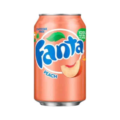Fanta Peach 355ml USA LABELS RRP £1.99