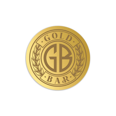 Gold Bar Stickers