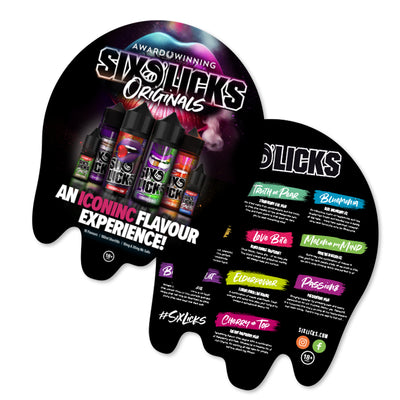 Six Licks Flavour Card