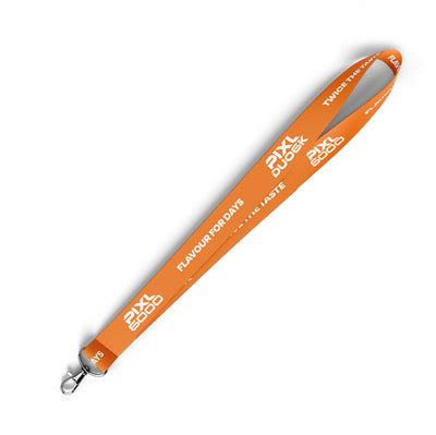 pixl lanyard orange