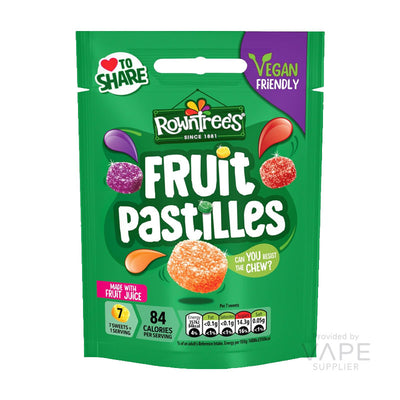 Rowntrees Fruit Pastilles Vegan Pouch 143g RRP £1.75