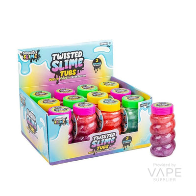 Squeezee Slime Twisted Slime Tubs CDU RRP £1.99
