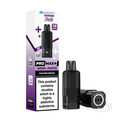 Hayati Pro Max+ 6K Prefilled Replacement Pods 10mg