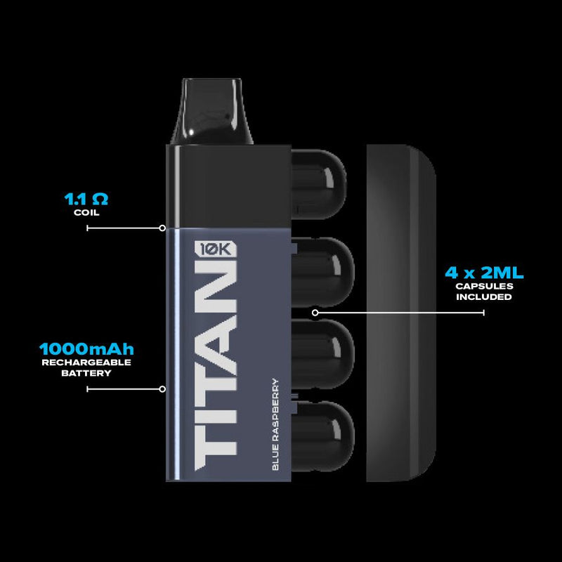 Image displaying specifications of the Titan 10k