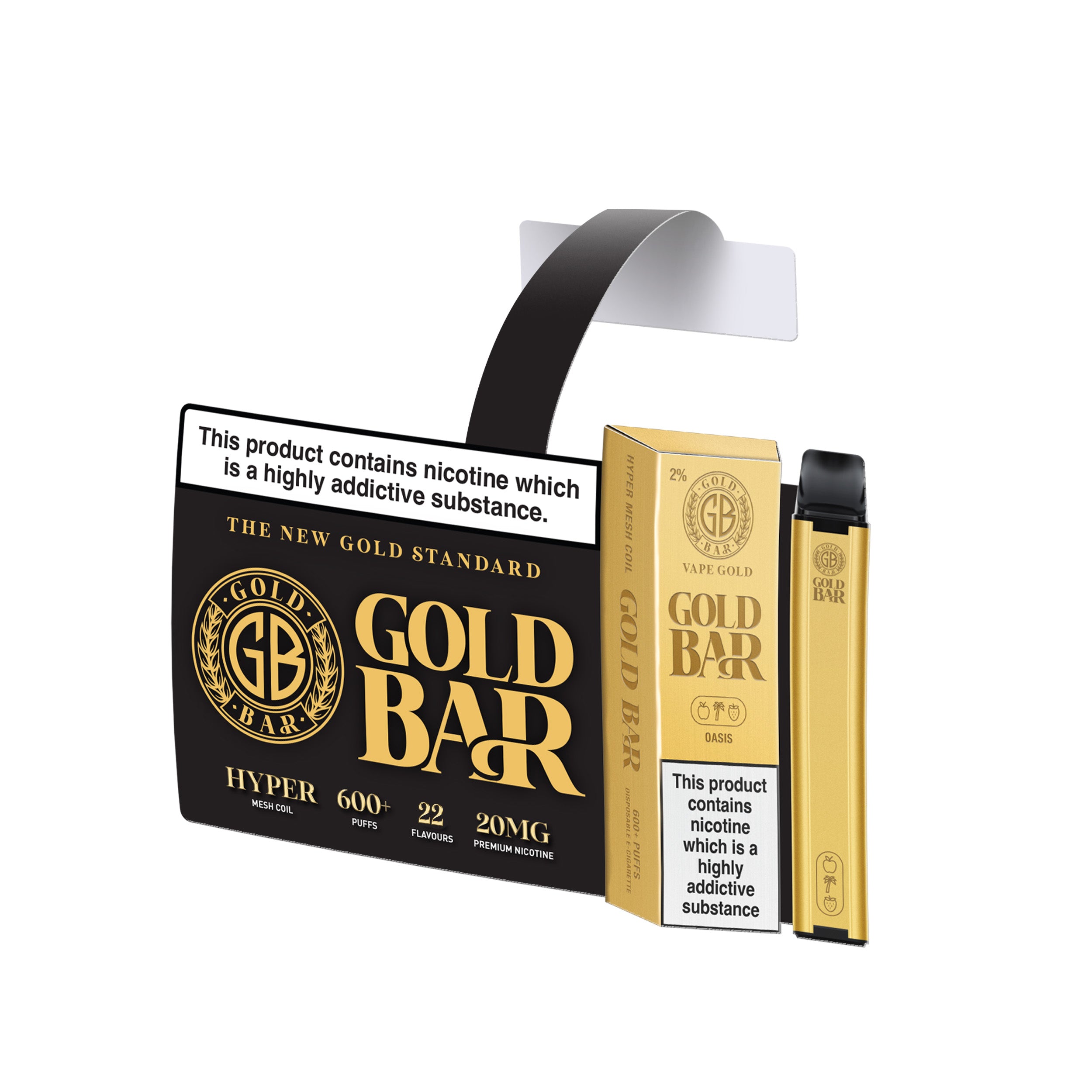 Gold Bar Till Wobbler – Vape Supplier Ltd