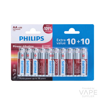 Philips AA x20 Batteries