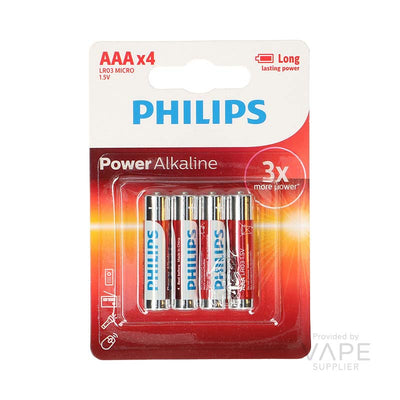 Philips AAA x4 Batteries