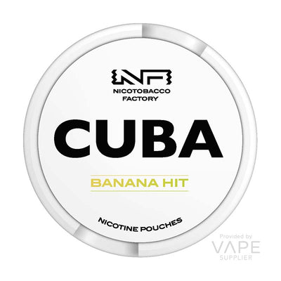 cuba white 25mg nicotine pouch banana hit