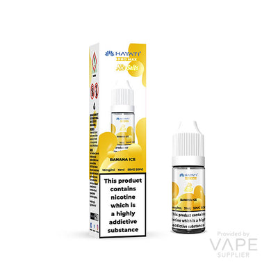 hayati pro max nic salt eliquid 10mg banana ice