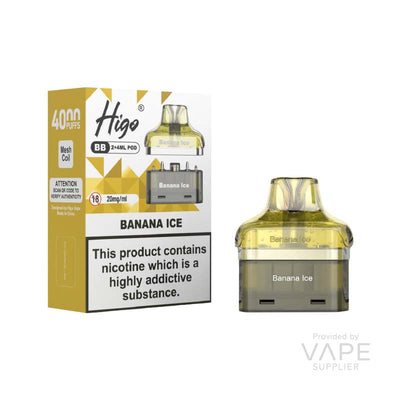 Higo Higo BB Pod Banana Ice Pre-Filled Vape Pods
