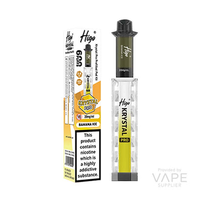 Higo Krystal Pro 20mg Prefilled Pod Kit Banana Ice