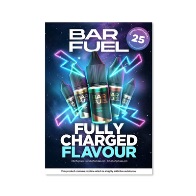 bar fuel nic salts poster