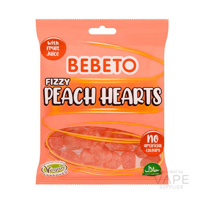 Bebeto Fizzy Peach Hearts 150g RRP £1