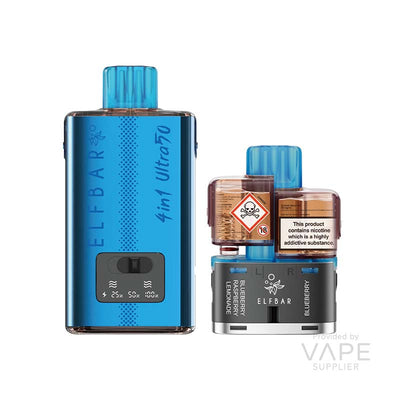 ELFBAR 4 in 1 Ultra50 Prefilled Pod Kit Vape Supplier Ltd ELFBAR 4 in 1 Ultra50 Prefilled Pod Kit Vape Supplier Ltd