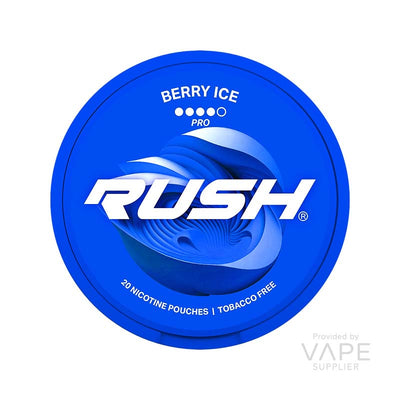 rush pro 16mg snus nicotine pouches berry ice