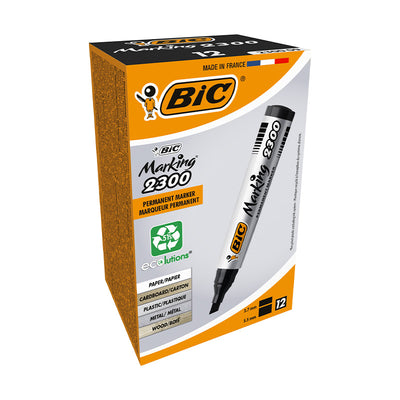 BIC Marking 2300 Chisel Tip Black