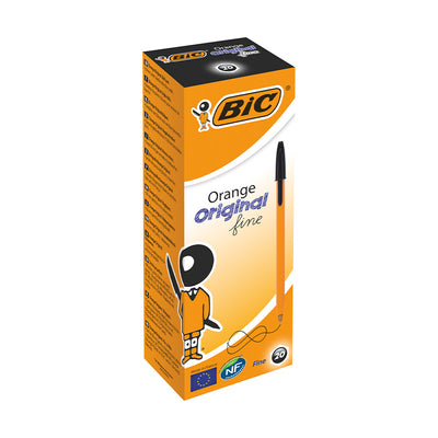 BIC Original Orange Fine Ballpoint Pen 20 pcs