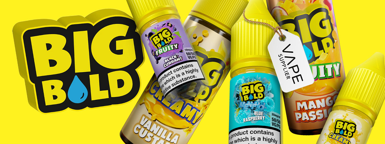 big bold new eliquids nic salts shortfills flavours