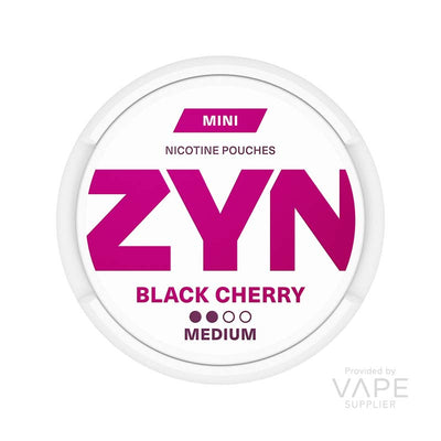 zyn nicotine pouches 3mg black cherry