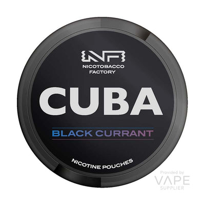 cuba 66mg nicotine pouch black currant