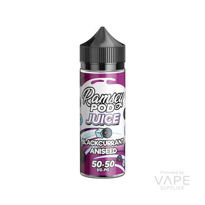 Ramsey E-Liquids Ramsey Pod Juice 100ml Shortfill Blackcurrant Aniseed