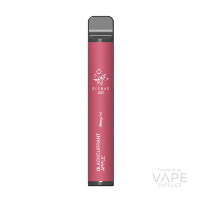 Elf Bar 600 Version 1 Blackcurrant Apple 20mg Disposable Vape