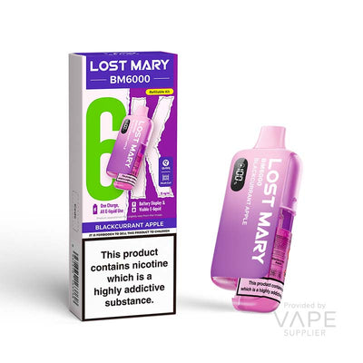 Lost Mary BM6000 Refillable Kit - 12ml Vape Supplier Ltd Lost Mary BM6000 Refillable Kit - 12ml Vape Supplier Ltd