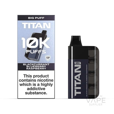 titan 10k disposable blackcurrant blueberry raspberry