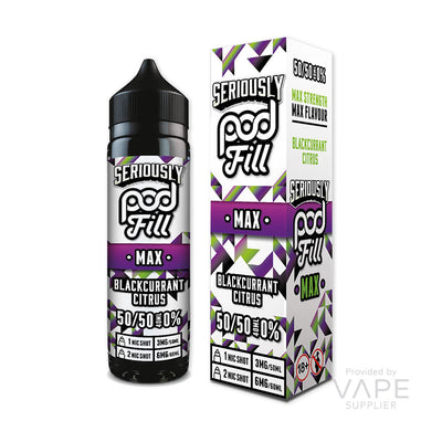 doozy seriously podfill max shortfill eliquid blackcurrant citrus