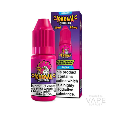 Kurwa Blackcurrant Purple Grape 20mg Nic Salt E-liquid