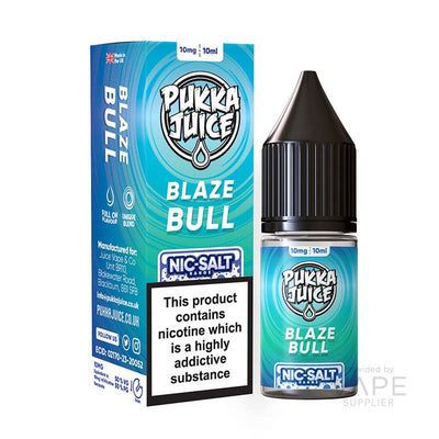 blaze bull pukka juice