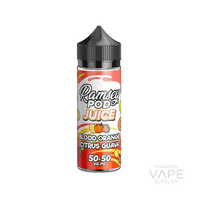 Ramsey E-Liquids Ramsey Pod Juice 100ml Shortfill Blood Orange Citrus Guava