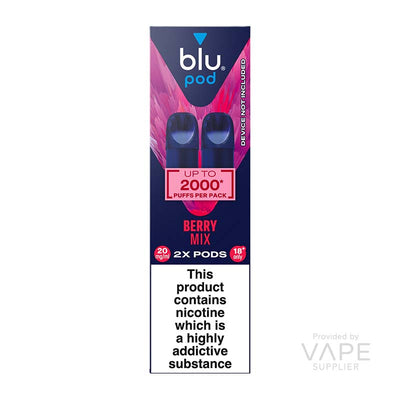 Blu Bar Pod Prefilled Pods 2 Pack