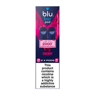 Blu Bar Pod 20mg Replacement Vape Pods Cherry