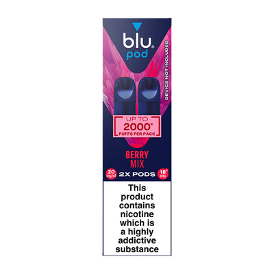 Blu Bar Pod Prefilled Pods 2 Pack (Outer of 6)