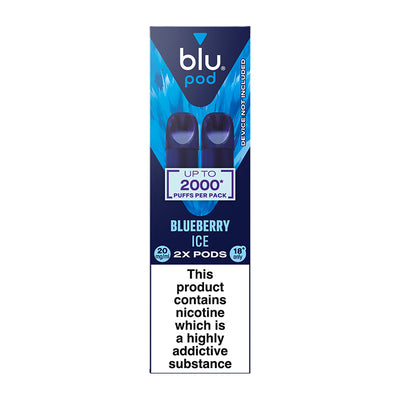 Blu Bar Pod Prefilled Pods 2 Pack (Outer of 6)