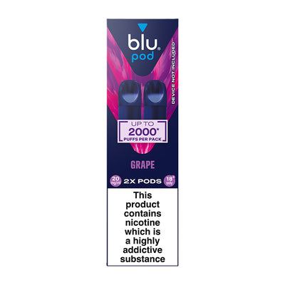 Blu Bar Pod Prefilled Pods 2 Pack (Outer of 6)