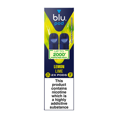 Blu Bar Pod Prefilled Pods 2 Pack (Outer of 6)