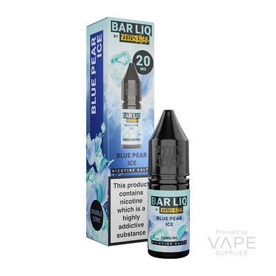 Zeus Juice Bar Liq Blue Pear Ice 20mg Nic Salt E-liquid