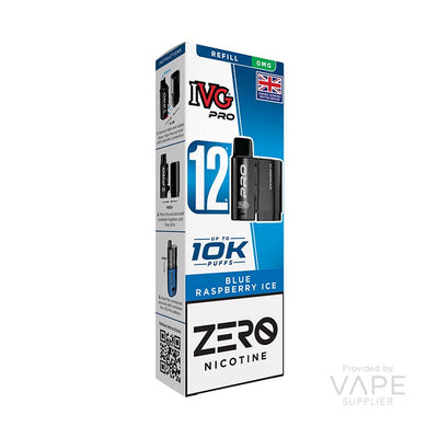 IVG Pro 12 0mg Prefilled Pods Blue Raspberry Ice
