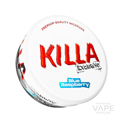 killa exclusive nicotine pouches blue raspberry