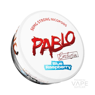 pablo exclusive 50mg nicotine pouches blue raspberry